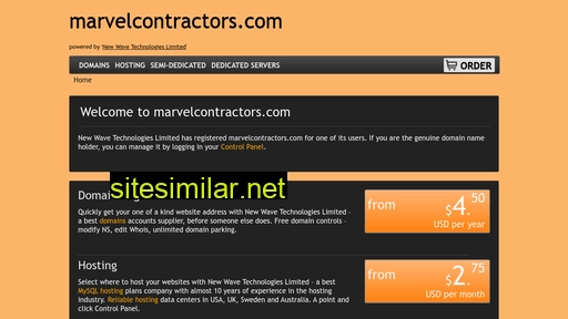 marvelcontractors.com alternative sites