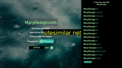 Marydesign similar sites