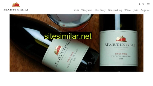 martinelliwinery.com alternative sites