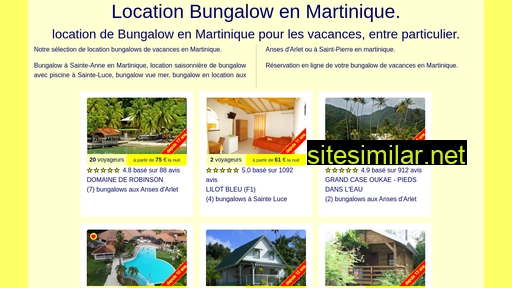 martinique-bungalow.com alternative sites