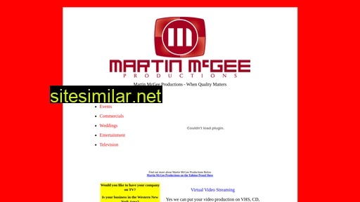 martinmcgeeproductions.com alternative sites