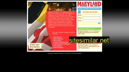 Marylanddesigns similar sites