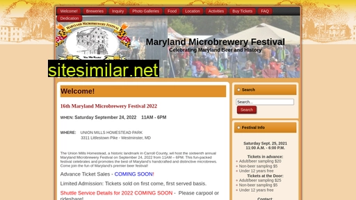 marylandmicrobreweryfestival.com alternative sites