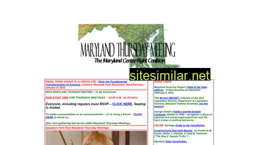 Marylandthursdaymeeting similar sites