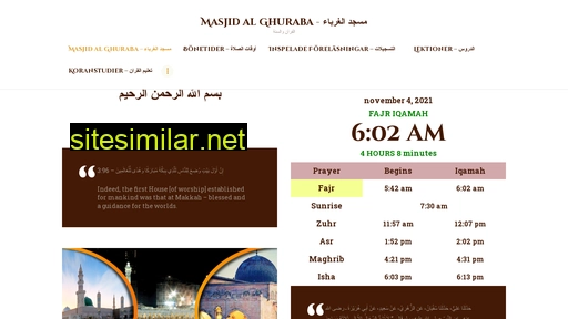 masjidalghuraba.com alternative sites