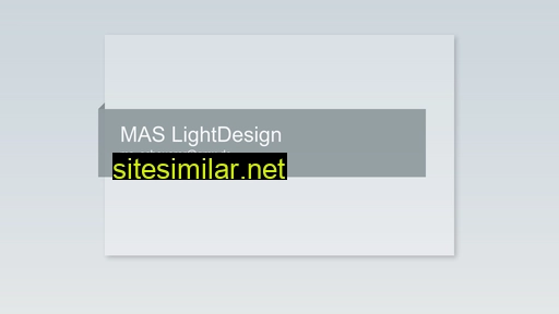 mas-lightdesign.com alternative sites
