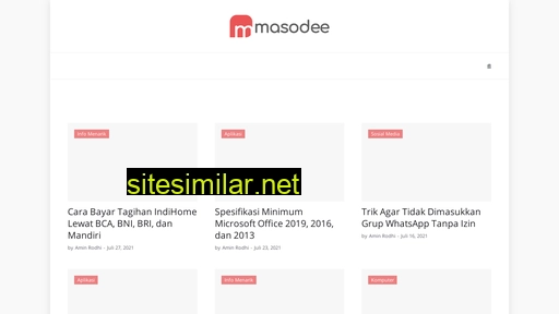 masodee.com alternative sites