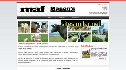 masonsanimalfeeds.com alternative sites