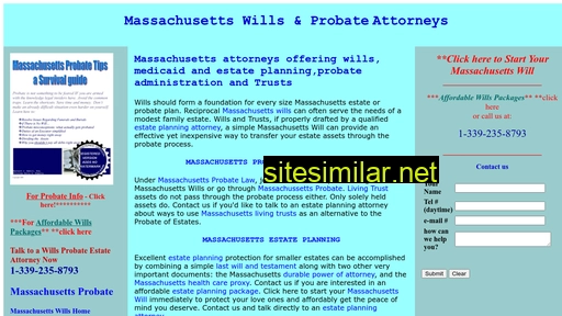 massachusetts-wills.com alternative sites