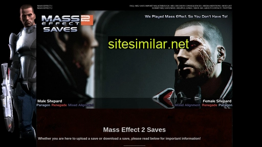 masseffect2saves.com alternative sites