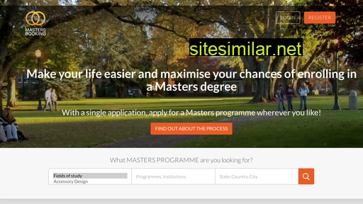 mastersbooking.com alternative sites
