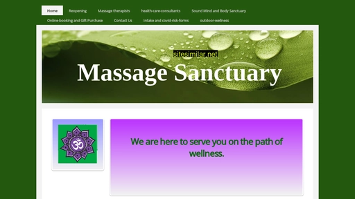 Massagesanctuary similar sites