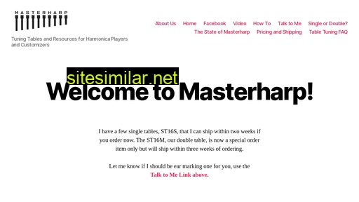 masterharp.com alternative sites
