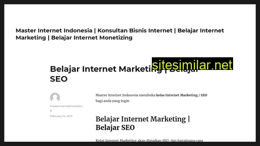 Masterinternetindonesia similar sites