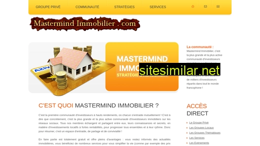 Mastermindimmobilier similar sites