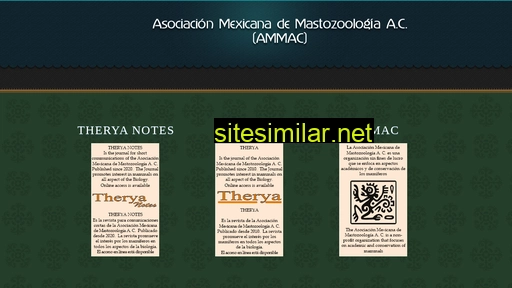 Mastozoologiamexicana similar sites