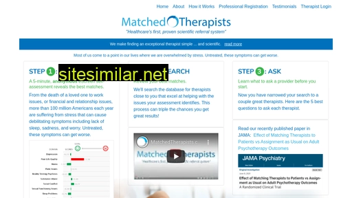 matchedtherapists.com alternative sites