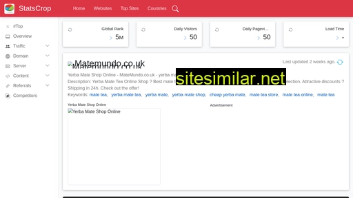matemundo.co.uk.statscrop.com alternative sites