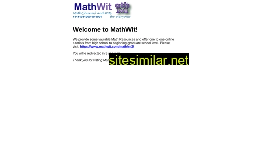 Mathwit similar sites