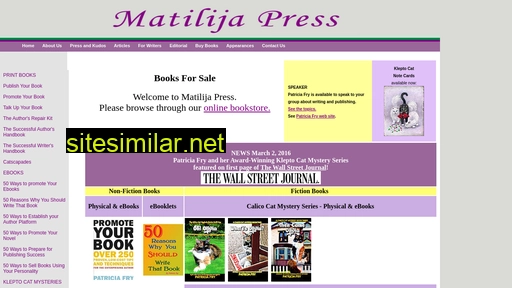 matilijapress.com alternative sites