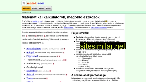 matek.com alternative sites