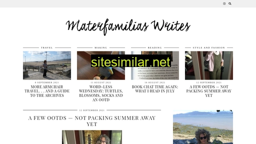 materfamiliaswrites.com alternative sites