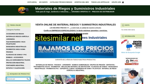 materialesriegos.com alternative sites