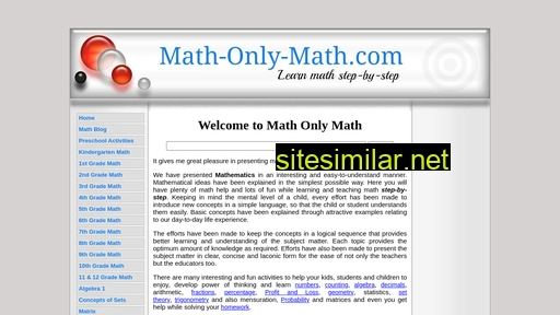 math-only-math.com alternative sites