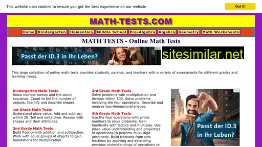 math-tests.com alternative sites
