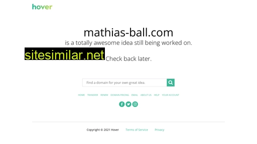 Mathias-ball similar sites
