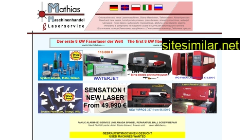 mathiasmachines.com alternative sites