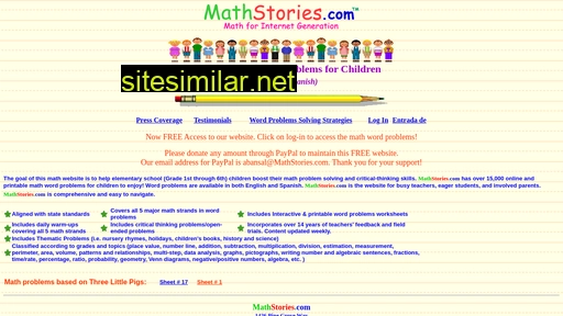mathstories.com alternative sites