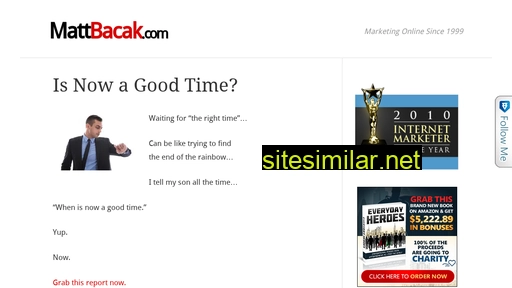 mattbacak.com alternative sites