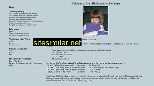 mattblackmon.com alternative sites