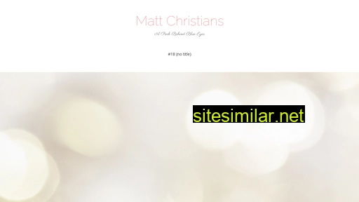 mattchristians.com alternative sites