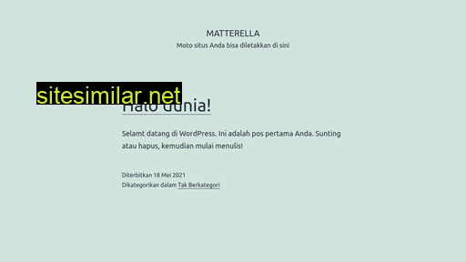 matterella.com alternative sites
