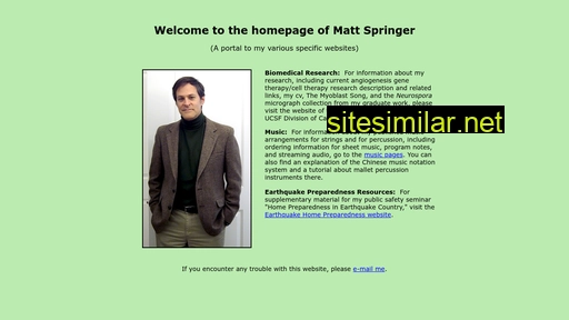 matthewlspringer.com alternative sites