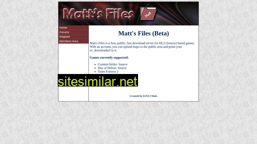 mattsfiles.com alternative sites