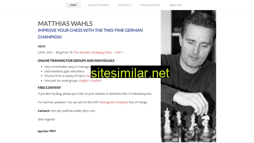 matthias-wahls.com alternative sites