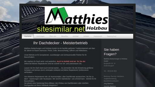 matthies-bedachungen.com alternative sites