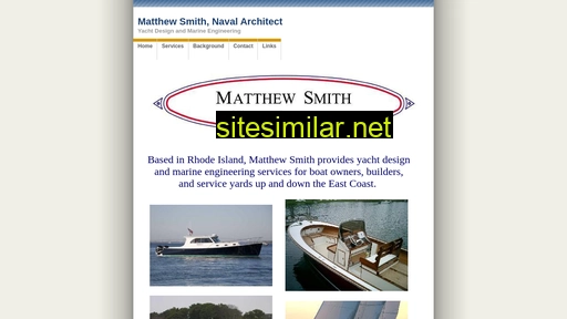 Mattsmithnavalarchitect similar sites