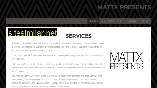 mattxpresents.com alternative sites