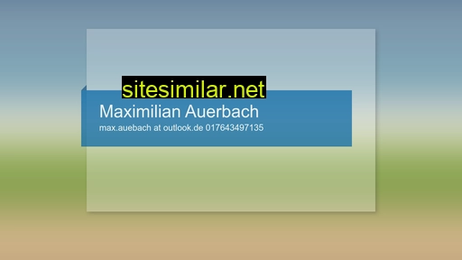 maxauerbach.com alternative sites