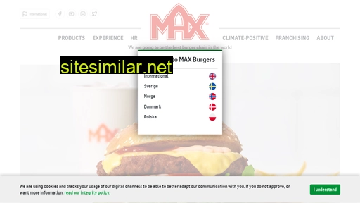 maxburgers.com alternative sites