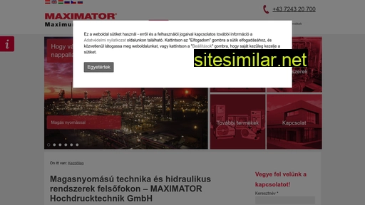 Maximator-ht similar sites