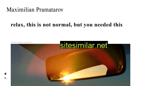 Maximilianpramatarov similar sites
