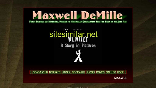 maxwelldemille.com alternative sites