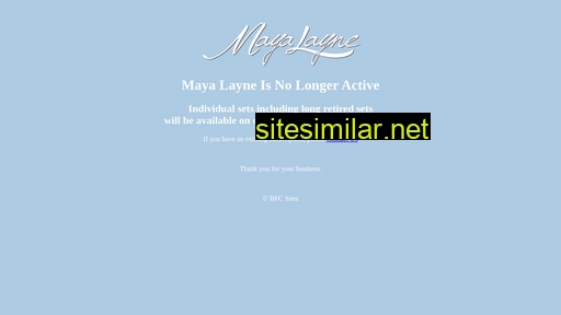 mayalayne.com alternative sites