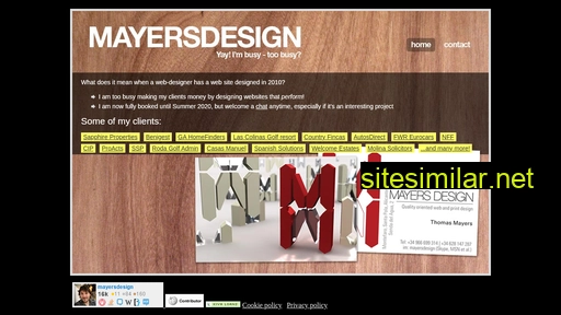 mayersdesign.com alternative sites