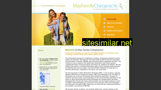 mayfamilychiro.com alternative sites